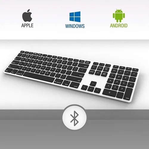 Teclado inalambrico aluminio new arrivals