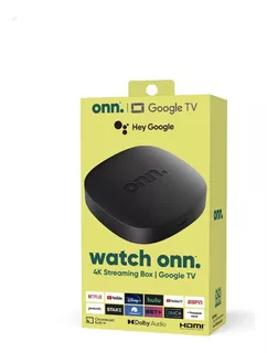 Onn Tv Box Chromecast 4k Android Tv Certificado Mod2023