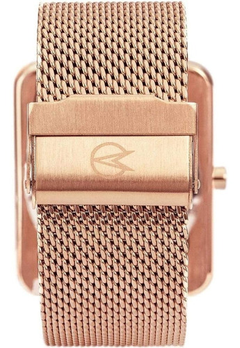 Relógio Champion Feminino Digital Led Ch40080p Rose Quadrado