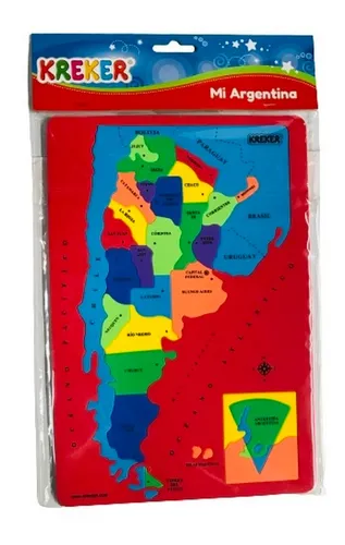 Mapa Argentina Division Politica De Goma Eva Ar1 320 Ellobo