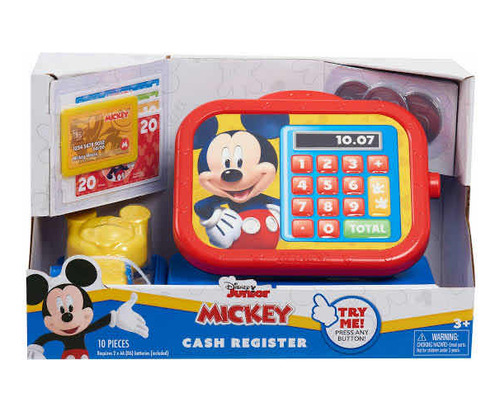 Set Infantil Caja Registradora Mickey Mouse Disney Sonidos