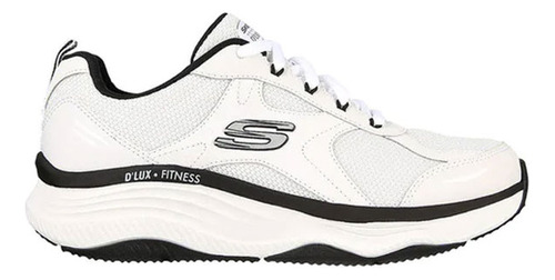 Tenis Mujer Skechers  Dlux Fitness - Blanco-negro