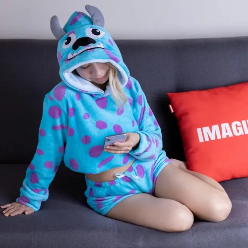 Pijama Sullivan Completa Mameluco Disfraz Adulto Cosplay 599