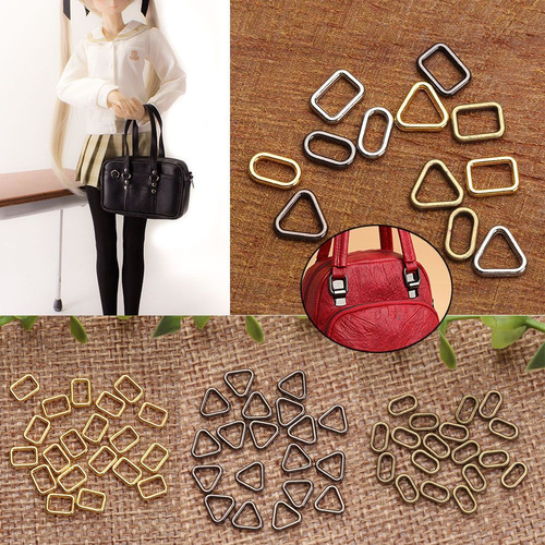 Bolso Para Muñecas, Hebilla Con Botones Cuadrados/triangular