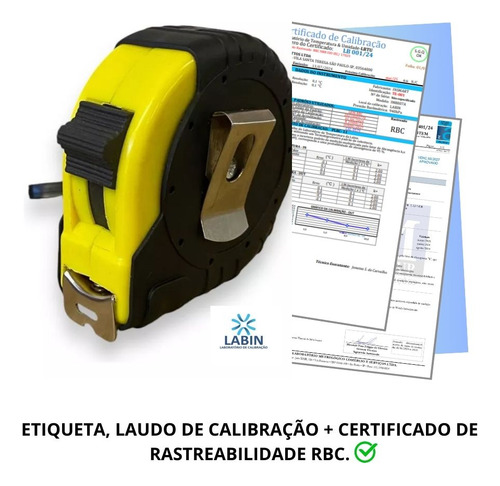 Kit 35 Trenas 5m E 3m Com Certificado De Calibracao
