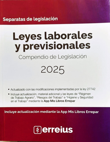 Leyes Laborales Y Previsionales 2025