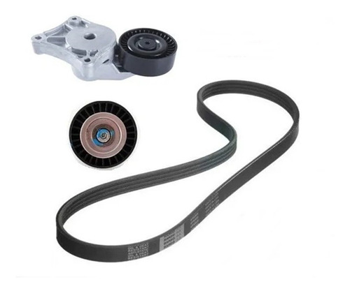 Kit Correia Alternador + Rolamento Fiat Linea 1.8 16v 2012