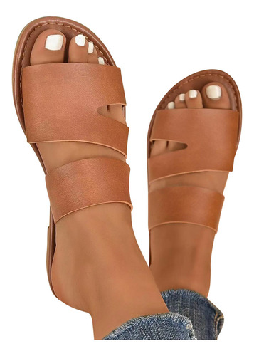 Zt Slipper Planos De Verano New Con Sandalias Mujer Casual