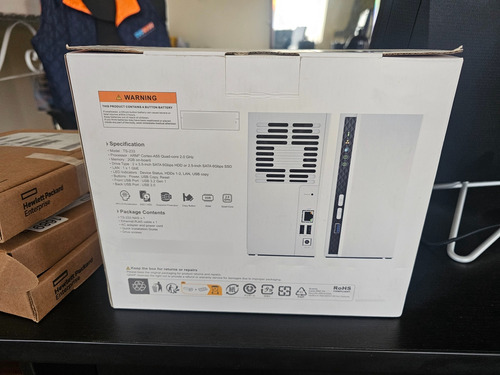 Qnap Ts- 233 + Hdd 2tb Wd Red