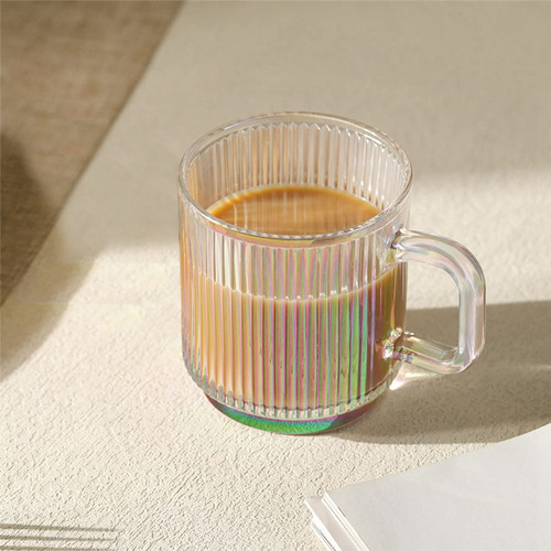 Taza De Café De Vidrio De 2 Piezas Con Tapa, Tazas De Café D