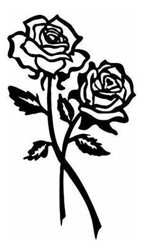 Etiquetas De Automoción - Rose Flower - Gráfico De La Etique