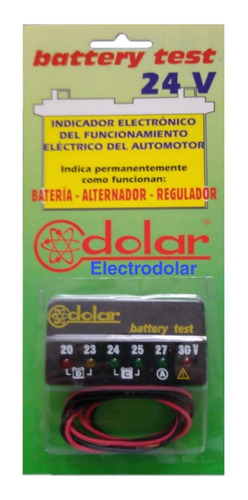 Battery Test 24 V. P/tablero Dolar Indic. Función De Bateria