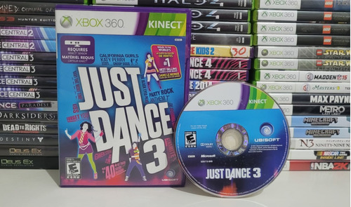 Just Dance 3 Xbox 360 Jogo Original Kinect Dança