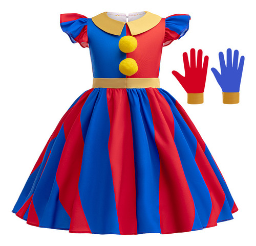 Vestido De Payaso Para Niños, Cosplay De Números Mágicos, Di