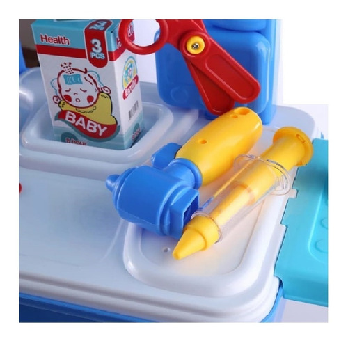 Set Medico Para Niños 2 En 1 Little Doctor Convierte Maletín