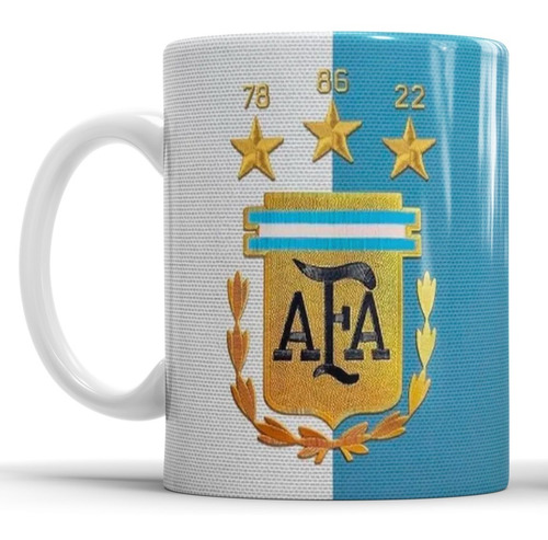 Taza De Cerámica - Argentina Campeón Qatar 2022