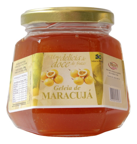 Geleia Gourmet 100% Fruta Maracujá Grande Premium