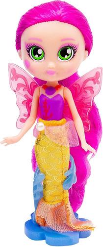 Bff Bright Fairy Friends Muñeca De Sirena Con Alas Que Cambi