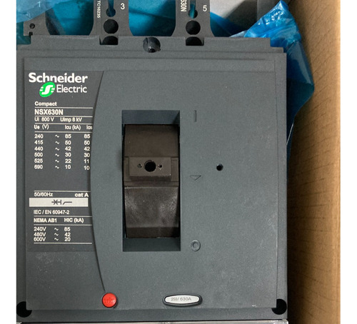 Breaker Industrial 3x630amp Nsx Marca Schneider