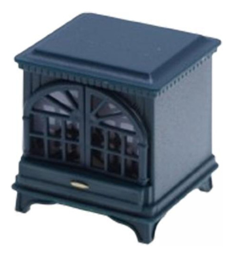 2 Chimenea En Miniatura Para Casa De Muñecas, Azul Oscuro