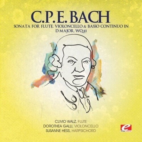 Cd C.p.e. Bach: Sonata Para Flauta, Violonchelo Y Bajo En Re