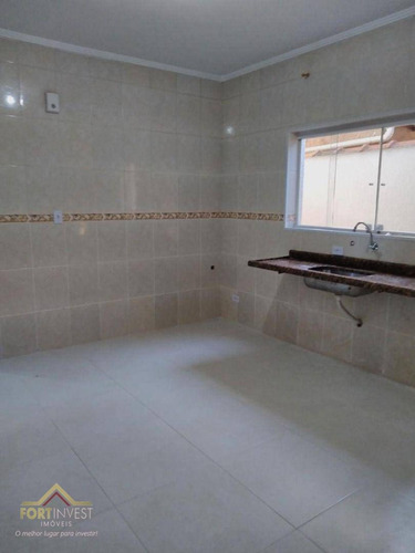 Imagem 9 de 15 de Sobrado Com 3 Dormitórios À Venda, 100 M² Por R$ 530.000,00 - Canto Do Forte - Praia Grande/sp - So0261