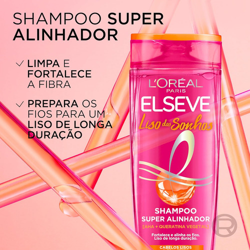 Shampoo Loréal Paris Elseve Liso Dos Sonhos -200ml
