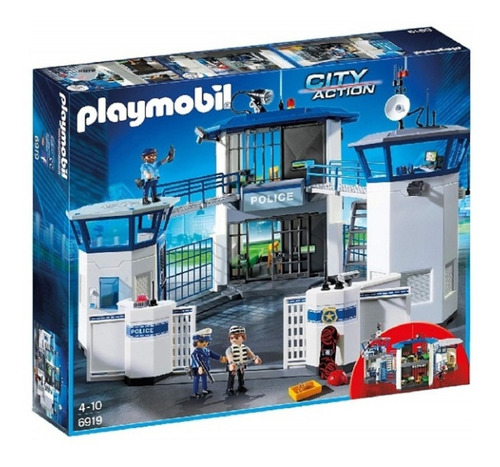 Playmobil Comisaria Policía Con Prisión 6919