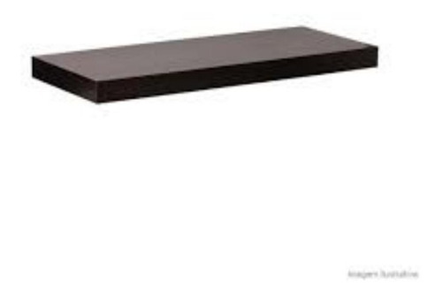 Estante Flotante Con Mensulas 150 Cm X 25 Cm X 4 Cm Tabaco