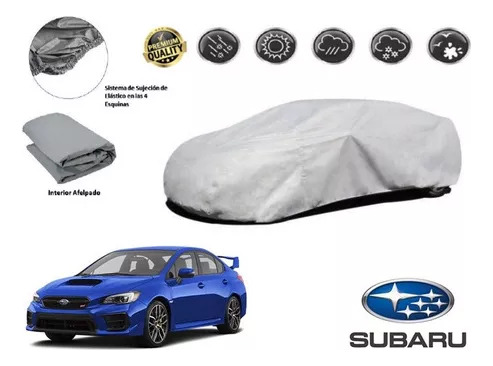 Funda Cubreauto Afelpada Premium Subaru Wrx 2016-2020