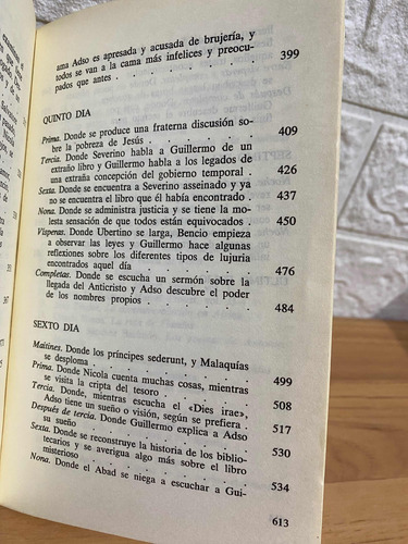 El Nombre De La Rosa/ Umberto Eco (Usado)