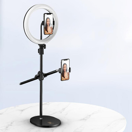 10 Pulgadas Led Selfie Soporte Para Teléfono Doble