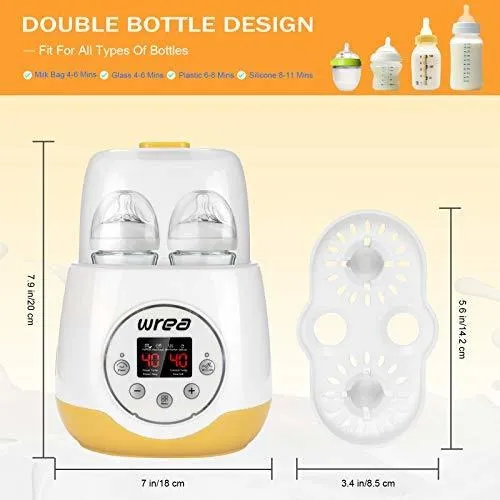 Baby Bottle Warmer Steam Sterilizer Dtower Double Bottle H