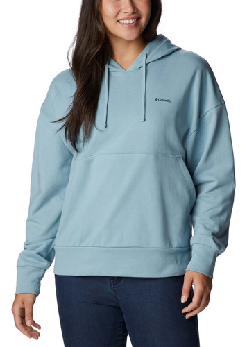 Buzo Columbia Break It Down Hoodie (460) Stone Blue Dama