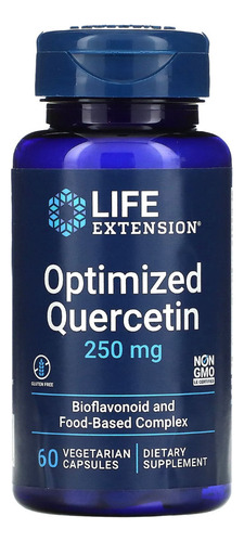 Life Extension Quercetina Otimizada 250mg 60 Cápsulas Sabor Without flavor