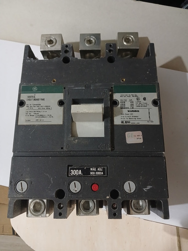 Breaker Industrial General Electric De 300 Amp