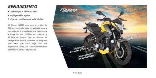 Imagen 7 de 25 de Patentada Rouser 125 $677.000 - 160 $924000 - 200 $1.119.000