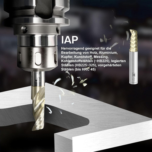 Speed Tiger Fresa De Carburo Sólido Cnc Espiral O Sola Flaut