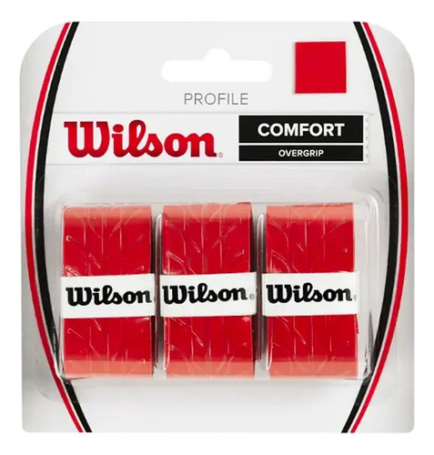 Wilson Profile Comfort Red X3 Overgrip