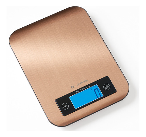 Bascula De Cocina Digital Frieling Pure Zassenhaus Cobre 10k Capacidad Máxima 10 Kg