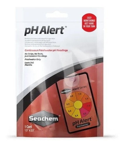 Teste De Ph Permanente P/ Aquário Ph Alert Seachem