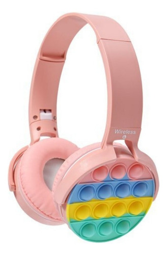 Auriculares Inalambricos C/ Pop It Seisa Bluetooth P361 Color Rosa