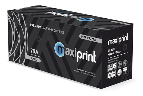 Imagen 1 de 2 de Toner Maxiprint 79a Compatible Hp Cf279a M12w M12a M26a M26n
