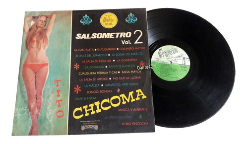 Dante42 Disco 33 Vinilo Lp Tito Chicoma Solametro Vol. 2