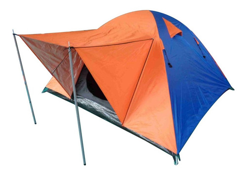 Carpa Iglú Para 4 Personas Reforzada Sobretecho + Visera