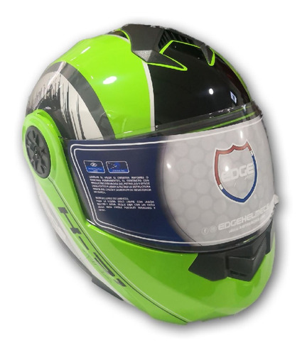 29  Ml  Casco Edge Turbo K 31 Kina Modular Doble Visor  Moto