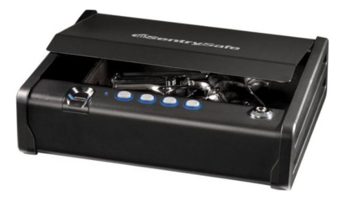 Caja Fuerte Sentrysafe Para Armas Con Apertura Biométrica Negro (Usado)