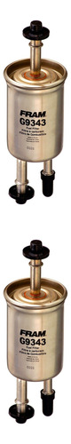 2 Filtros Para Gasolina Fram Mountaineer V6 4.0l 2002 A 2004