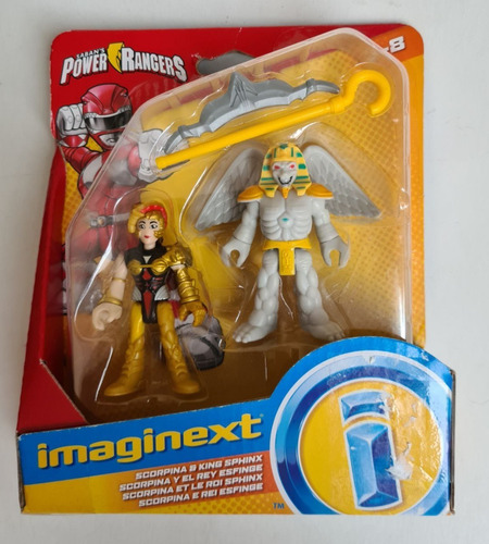 Imaginext Power Rangers Scorpina E Rei Esfinge