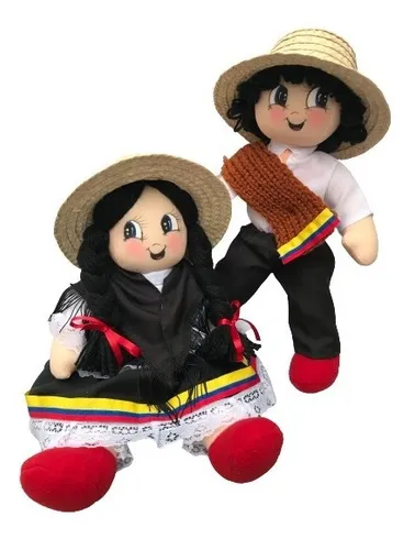 Muñecas de trapo colombianas hotsell
